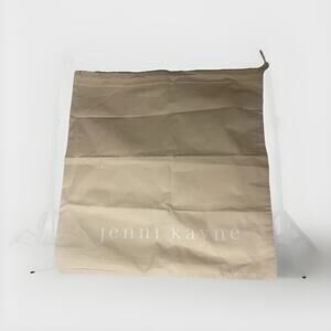 Jenni Kayne Dust Bag Natural Canvas 13 x 14" Shoes, Storage